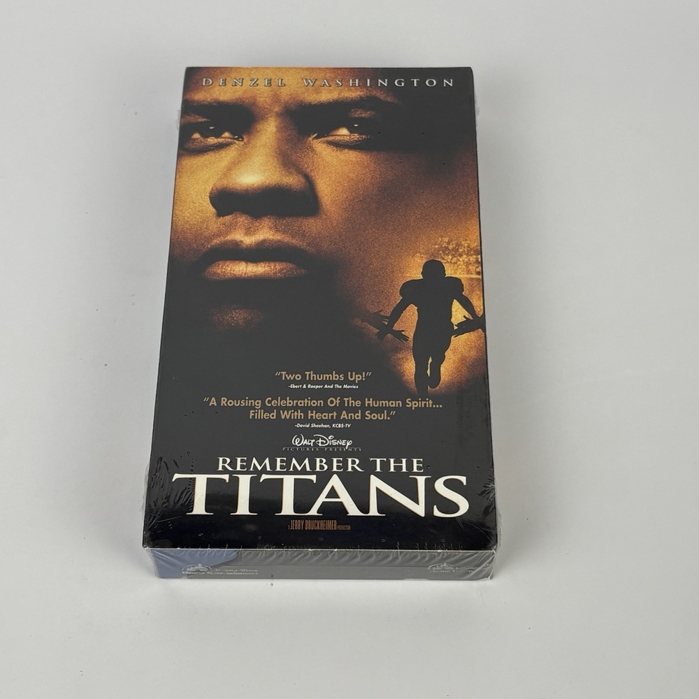 Remember the Titans NEW SEALED Disney Denzel Washington (VHS Tape, 1989)